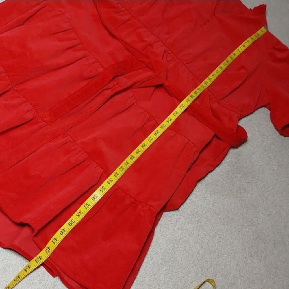 Draper James Red Corduroy Dress - Picture 10 of 12